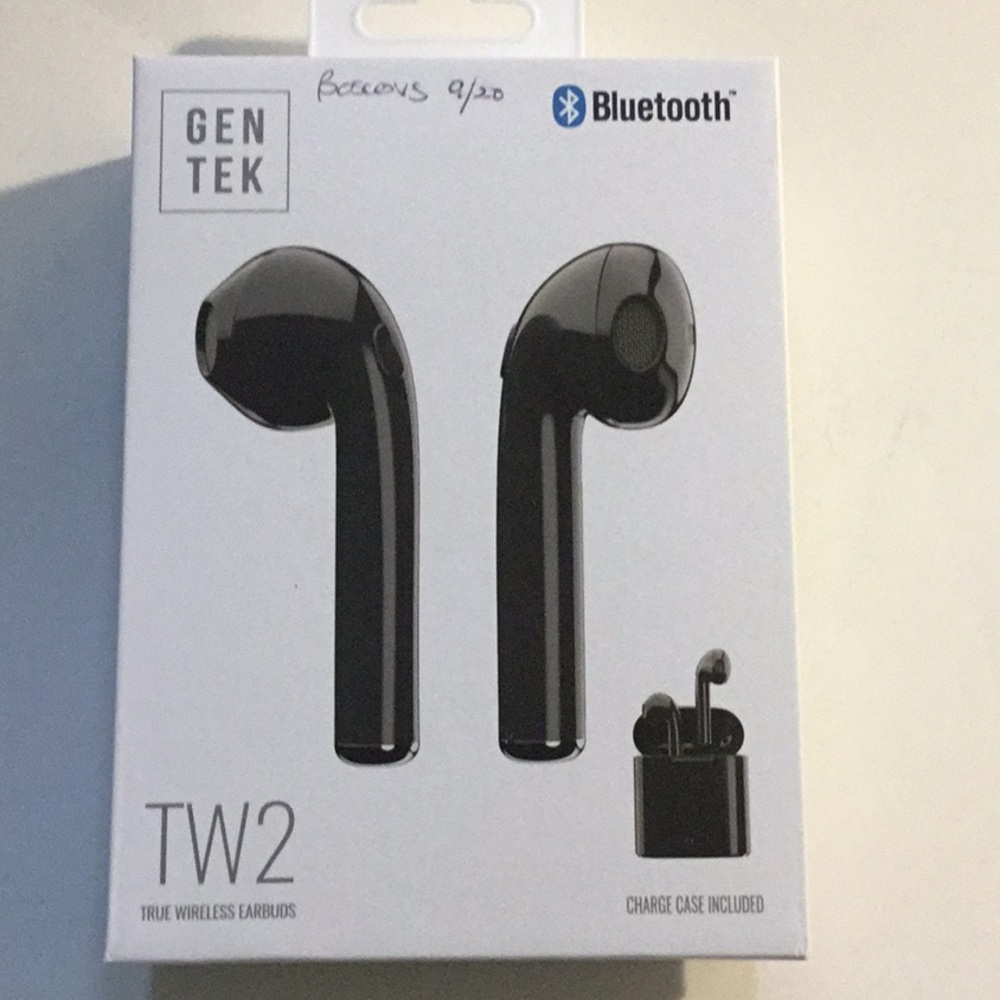Gen Tek Ear Buds Wireless Black